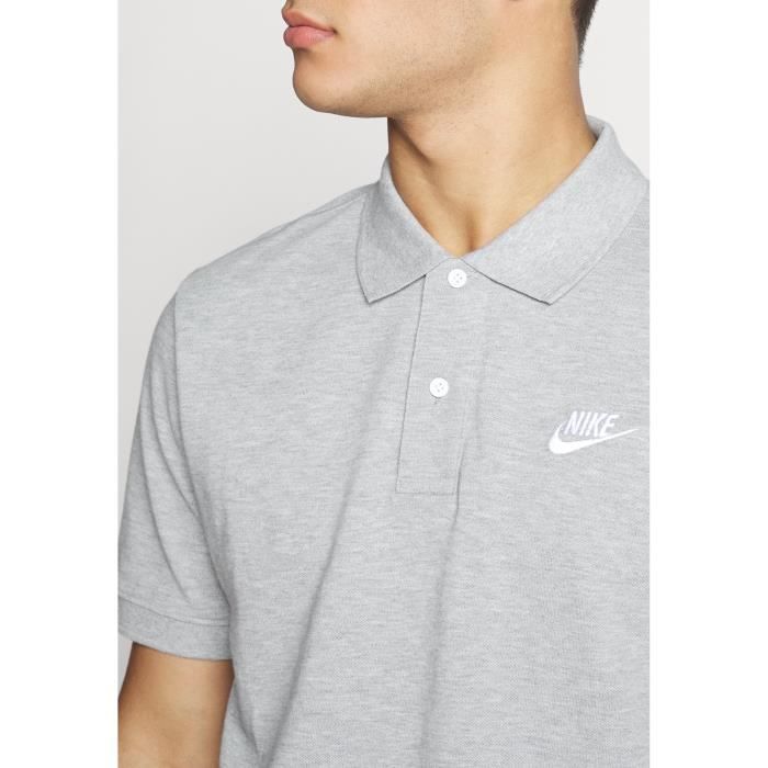 Polo nike gris homme online