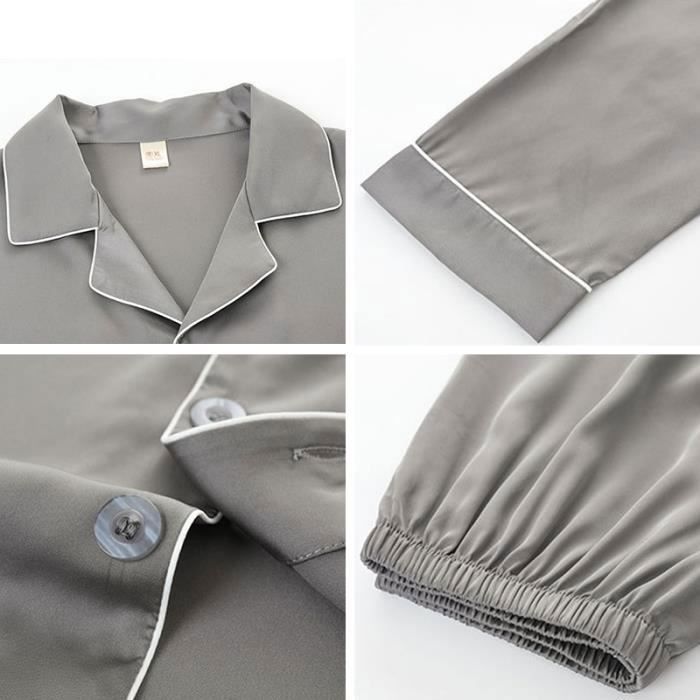 Pyjama Homme Hiver 2 Pièces En Coton/Polyester - Manches Longues, Coupe Classique - Arjen Kroos - Confortable Et Chaud - 10