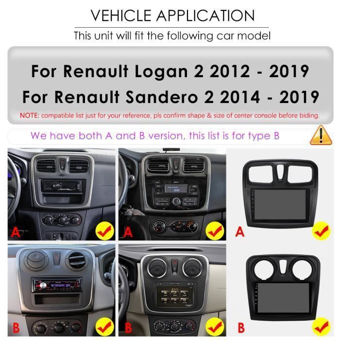 2+64G Inefala Wireless Carplay Autoradio Android per Renault Dacia Logan Dokker Duster Sandero