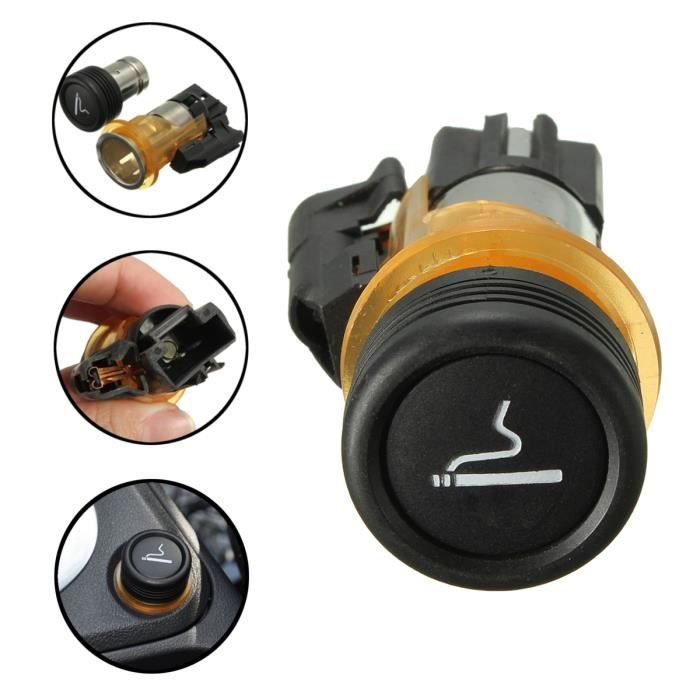 Presa Accendisigari Auto 822754, Ricambio Compatibile Per Peugeot 206, 308, 406, 607, 1007 - 5