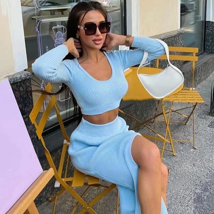 Ensemble jupe tricot deals