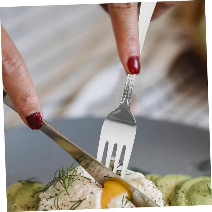 Promo Lot De 4 Fourchettes à Huîtres En Inox Homeside Chez E.Leclerc Maison