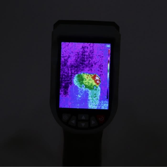 ISTOVO Caméra Thermique Portable MLX90640 – Imageur Infrarouge Écran LCD 1.8", Mesure -40°C à 300°C, Rechargeable, Idéal Diagnostic & Détection