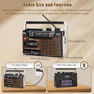 Ancien Poste Radio Cassettes Télévision Daewoo Vintage - Photo, audio & vidéo
