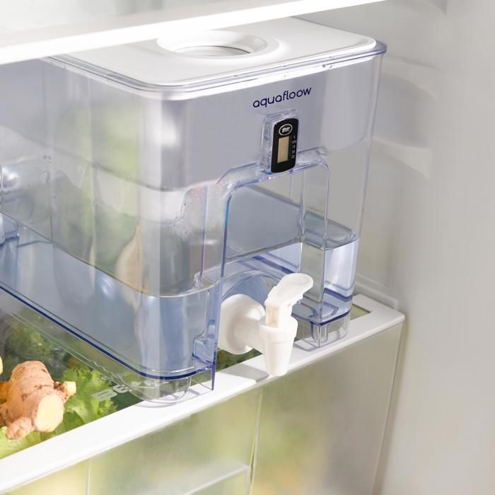 Purificateur Eau Maison Carafe Filtrante Aquafloow 9,5L - Distributeur Eau Avec Filtre Anti-calcaire Et Robinet Filtre à Eau économique