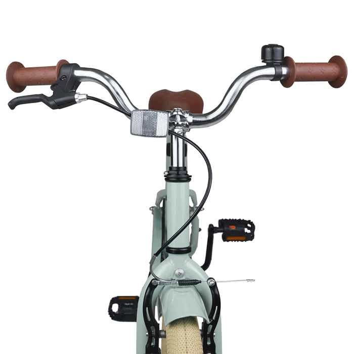 Leviers De Frein Vélo Enfant – Paire Gauche/droite, Guide Ajustable 22 Mm – Vert