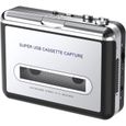 LECTEUR CD Lecteur de Cassette Portable Baladeur Cassette Audio Bande à MP3 convertisseur,Convertir de Walkman Casette en mp3 via-0