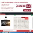Lexia 3 – PP2000 Diagbox puce complète de diagnostic de voiture, pour citroën-Peugeot, prise OBD2, V7.83, V8. Diagbox 9.68-0