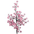 Branche de fleurs de cerisier lumineuse solaire    -0