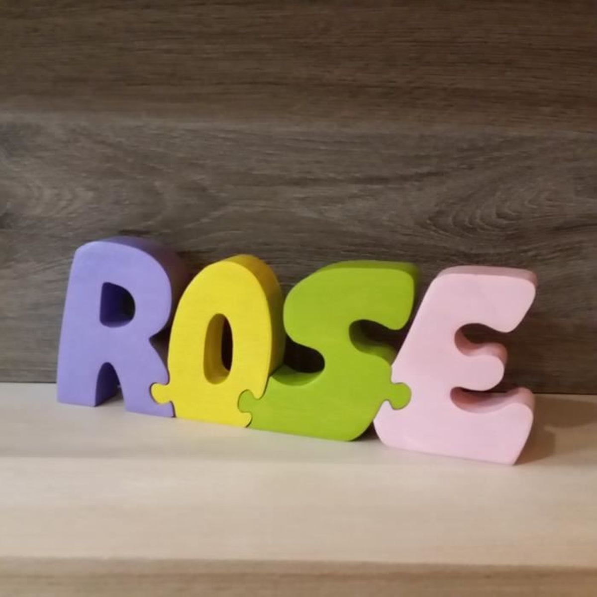 lettres en bois prenom