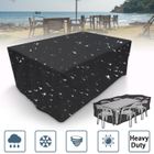AMORUS Housse Pour Meubles de Jardin Protection Bâche Rectangulaire de Salon Imperméable Tissu Anti-poussière UV Couverture 270x180x89cm