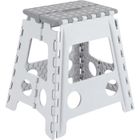 Arregui TB-039-GB Tabouret Pliant Multiusage, Marchepied 39 cm de hauteur, blanc
