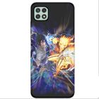 BRAND Coque Samsung Galaxy A22 5G - Fight Naruto Sasuke - Bleu - Manga - Dessin anime