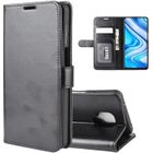 FRANCIS-R Housse en cuir PU premium antichoc pour Xiaomi Redmi Note 9S avec fermeture magnétique - Noir