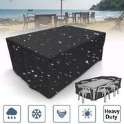 Housse De Table De Jardin Ytwkafa - Tissu Oxford 420D Imperméable UV - 180x120x74cm - Protection Meubles Extérieur