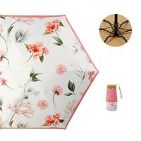 parapluie pliant,Poche Parapluie Portable,Protection Solaire,Anti-UV,étanche,Ultra Léger Compact Ombrelle,Voyage Mini Umbrella