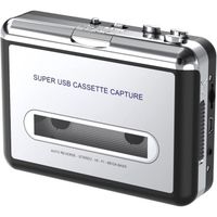 LECTEUR CD Lecteur de Cassette Portable Baladeur Cassette Audio Bande à MP3 convertisseur,Convertir de Walkman Casette en mp3 via