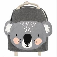 Sac à dos pour enfants enfant en bas âge sac d'école pour enfants sac d'école mignon garçon fille sac léger-Type Koala gris