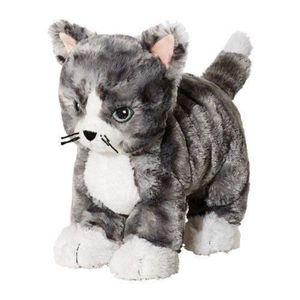 Peluche Chat Noir Et Blanc Cdiscount
