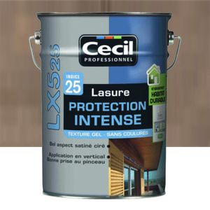 Lasure Bois Acrylique Addict, Satinée, Teinte Chêne Rustique, 2.5L, Haute Résistance
