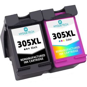 Cartouches D'Encre Reconditionnées 305 XL Couleur & Noir - Compatible HP Envy 6030/6010/6020