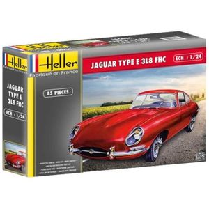 VOITURE À CONSTRUIRE Maquette - Heller - Jaguar Type E 3L8 FHC - Kit de