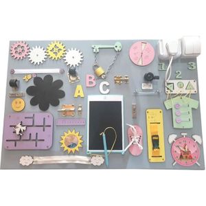 TABLE JOUET D'ACTIVITÉ Planche sensorielle Montessori MIA - Busy board en