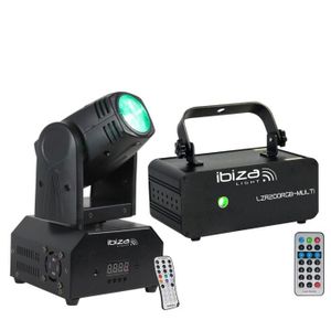 DISQUE DUR INTERNE Pack Effet Lumière Lyre Ibiza LMH250-RC - Laser LZ