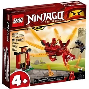 ASSEMBLAGE CONSTRUCTION Lego Ninjago Legacy 71701 Le Dragon de feu de Kai