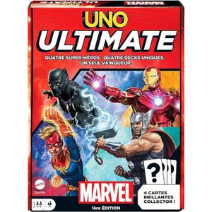 CARTES DE JEU UNO Ultimate Marvel - Jeu de Cartes Super Héros
