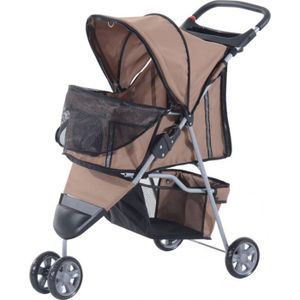 Nastarki Animaux Voyage Poussette 20 Kg Poussette pour Chien avec Sac de  Rangement et Housse de Pluie Poussette Buggy pour Chien Pet Stroller avec  Porte-gobelet (Gris) : : Animalerie