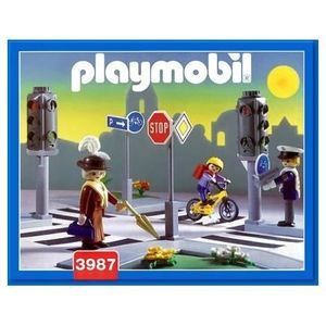 UNIVERS MINIATURE Playmobil City - PLAYMOBIL - 3987 - Piétons Signal