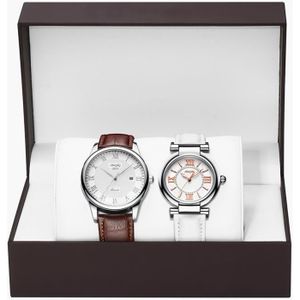 MONTRE Montre Homme + Montre Femme - Coffret Cadeau - Deu