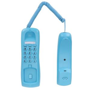 Téléphone fixe TMISHION Téléphone filaire KX‑T628 Téléphone d'hôt