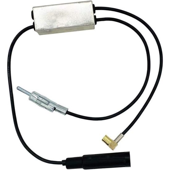 Répartiteur Signal FM DAB Adaptateur Antenne DAB+ Actif Pour Autoradio - Compatible JVC, Kenwood, Sony, Pioneer, Alpine Autoradio Sony