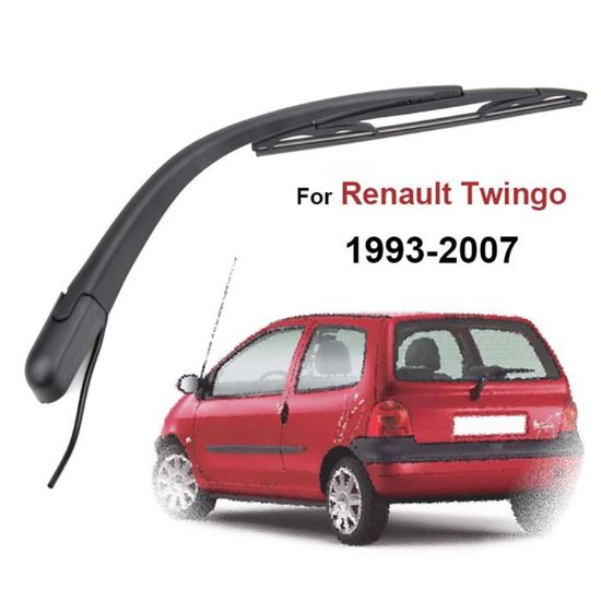 2PCS Kit de bras et de balais d'essuie-glace arrière 12" pour Renault Twingo MK1 1993 - 2007 pare-brise