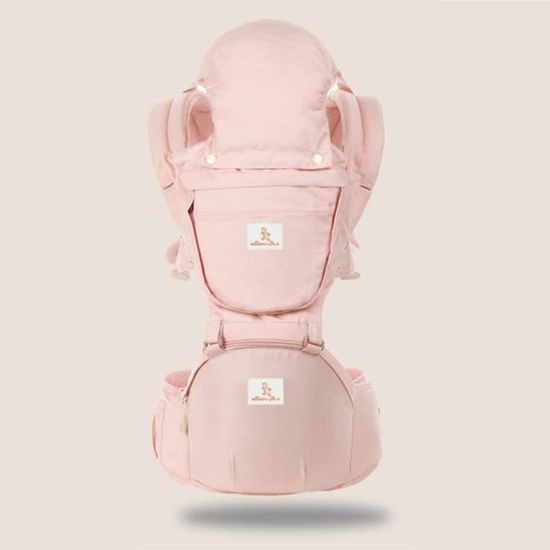 Porte-Bébé Ergonomique Respirant 3,5-20kg - Écharpe Portage Ajustable - Mains Libres