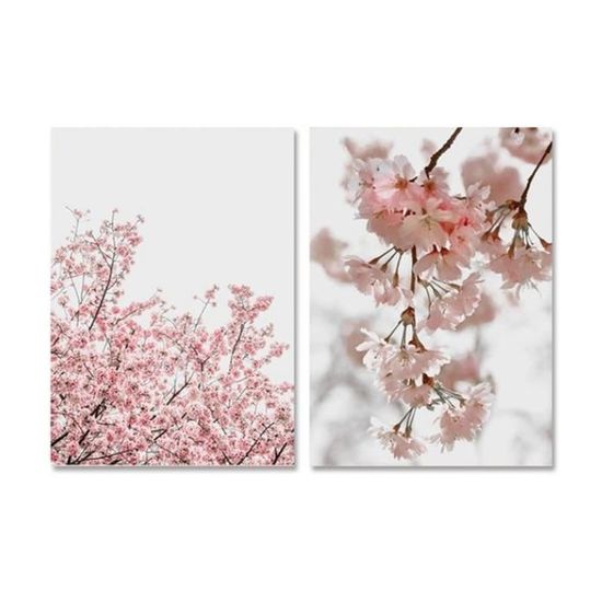 Affiche Déco 40x40cm Fleur Séchée - Style Pastel éco Wall Art - Marque ARTTOR - Neuf