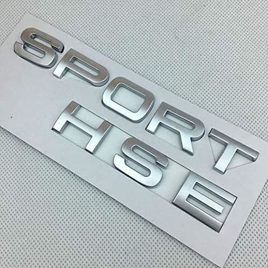 Personalized Range Rover Sport HSE Marque Mot Logo Autocollants Voiture suffixe Signes Standard Lettre de Porte arrière modifié 500