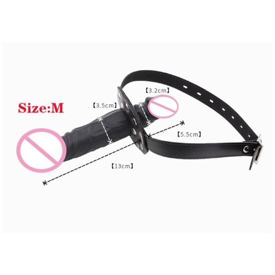 3 Pièces Bâillon Bouche Gag En Silicone Noir BDSM - Neuf, Fétichisme Restrictif