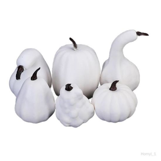 12 Pcs Décoration De Citrouille Simulée Citrouilles Artificielles En