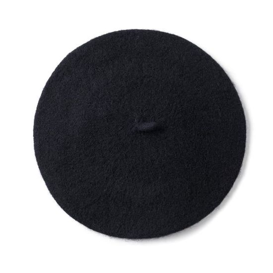 Béret Pour Femme En Laine Mélangée - Style Français Vintage, Décor Métallique, Taille Ajustable - Automne/hiver