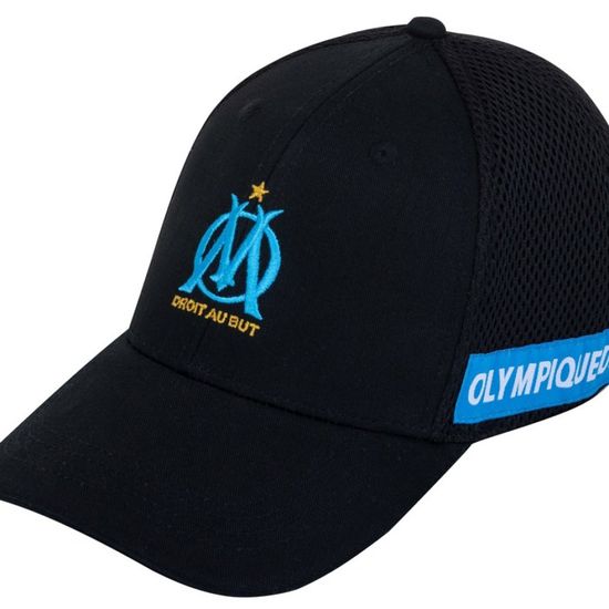 Casquette Polyester Om Casquette Olympique De Marseille Officielle - Taille Réglable, Polyester, Collection OM Casquette Olympique Marseille Officielle