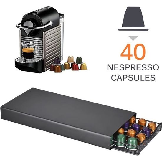Tiroir roulant pour capsules de café Nespresso Vertuoline - 40