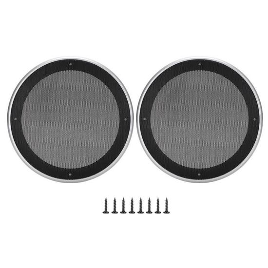 GRILLES DE HAUT-PARLEUR couvercle avec vis pour haut-parleur 12 pouces
