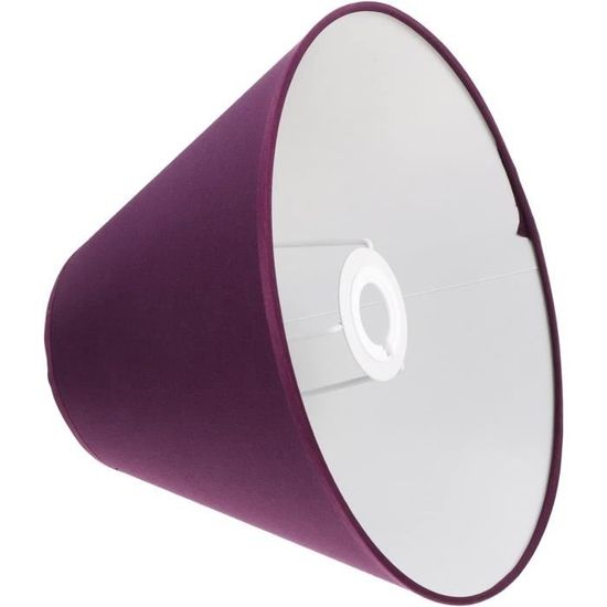 Lampe De Table Beliani ALFEIOS - Lin Blanc Plissé - 40 Cm - Scandinave - Neuf