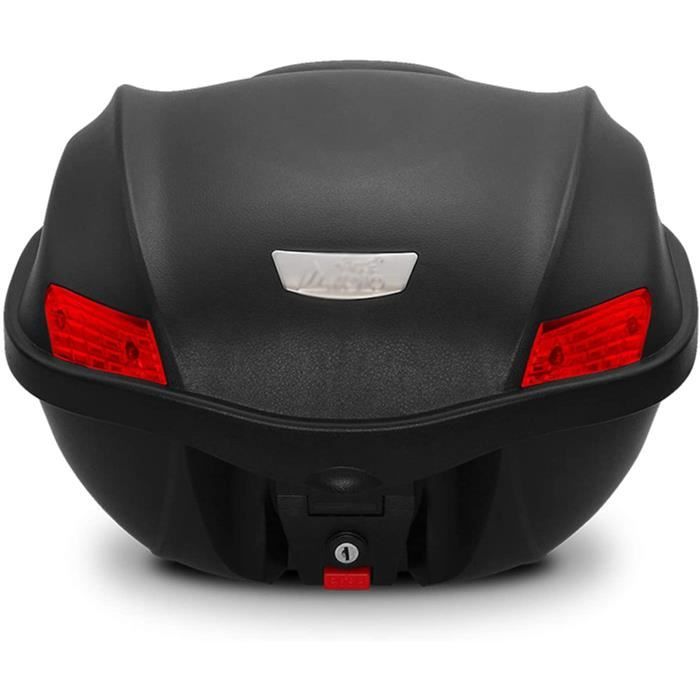 ZZXY Top Case Universel pour Moto- Support de Rangement Top Lock, Coffre à Bagages, Casque de Moto, pour Le Coffre arrière des Motos