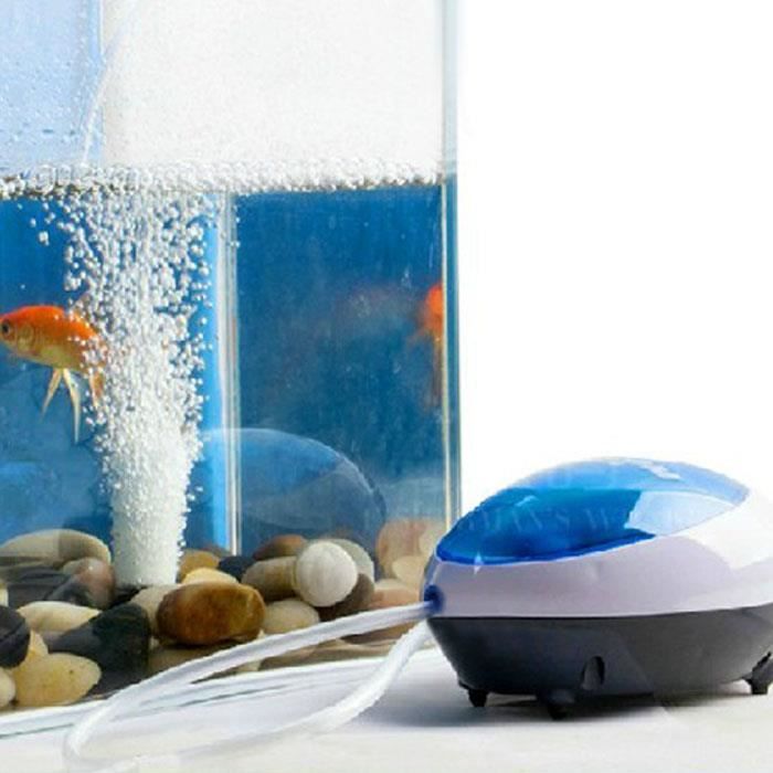 Ultra silencieux haute énergie efficace Aquarium Fish Tank oxygène Pompe à air 0O323A_0802
