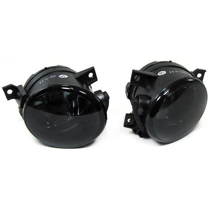 2 ANTIBROUILLARD NOIR TRANSLUCIDE POUR VW GOLF 5 GTI AMAROK SCIROCCO