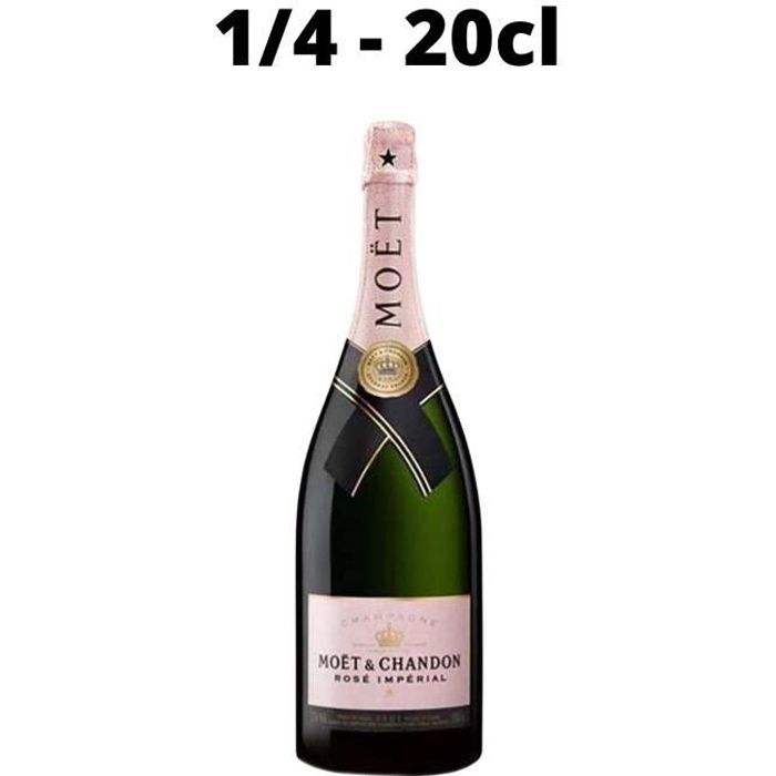 Quarter bottle MOET & CHANDON Champagne Rose Imperial